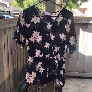 Spring floral shirt